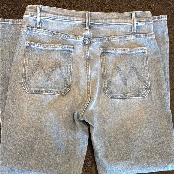 MOTHER Hustler Patch Pocket Ankle Jeans Tune in Tune out size 32 NEW - Picture 7 of 14